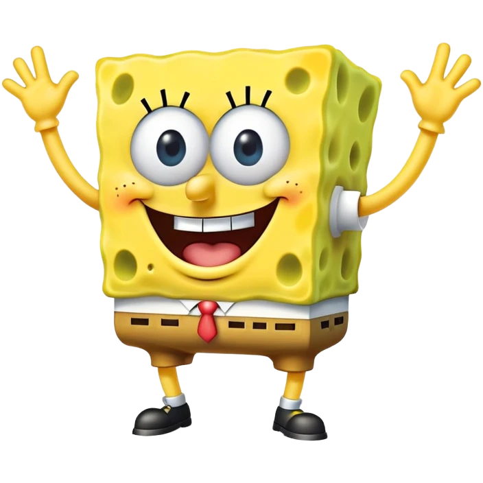 SpongeBob SquarePants character twerking emoji