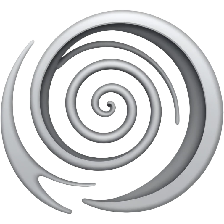 air flow with white and grey color mixing emoji