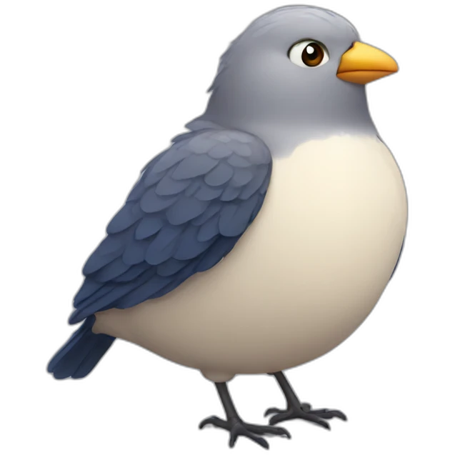 chunky bird emoji
