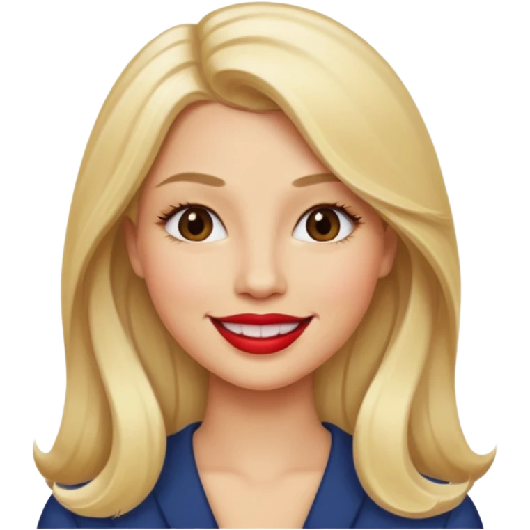 women ios emoji blonde long hair emoji