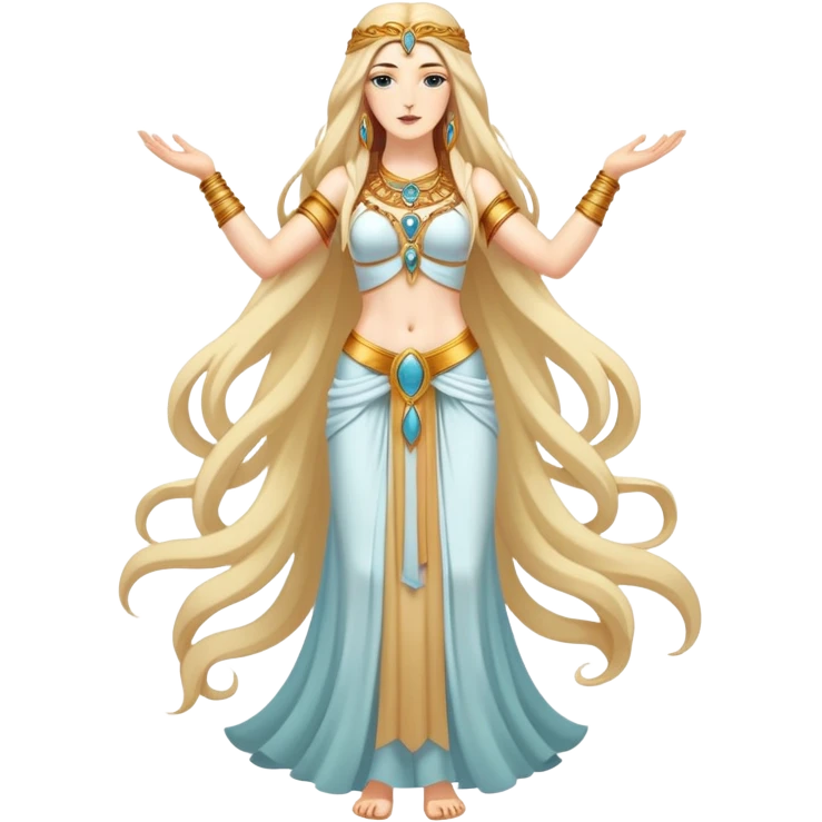 fullbody realistic annunaki attractive female Inanna Goddess emoji