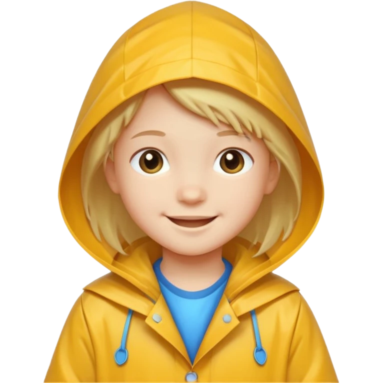 kid with raincoat emoji