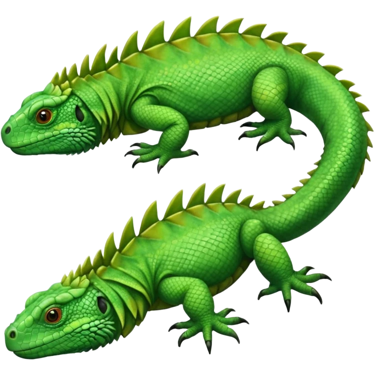 Pies de iguana emoji