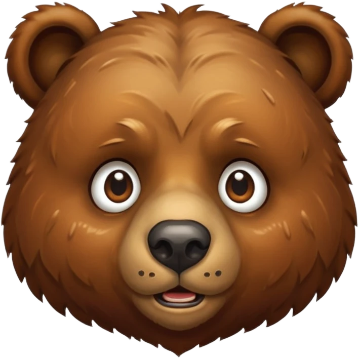bear face emoji