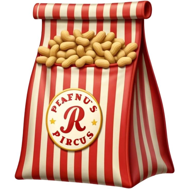 Bag of peanuts at the circus emoji
