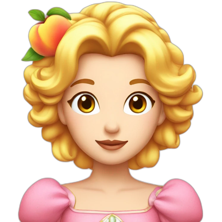 Princesse peach emoji