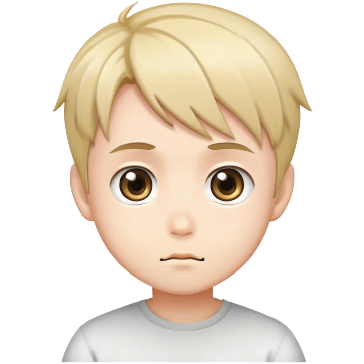chibi anime boy face emoji