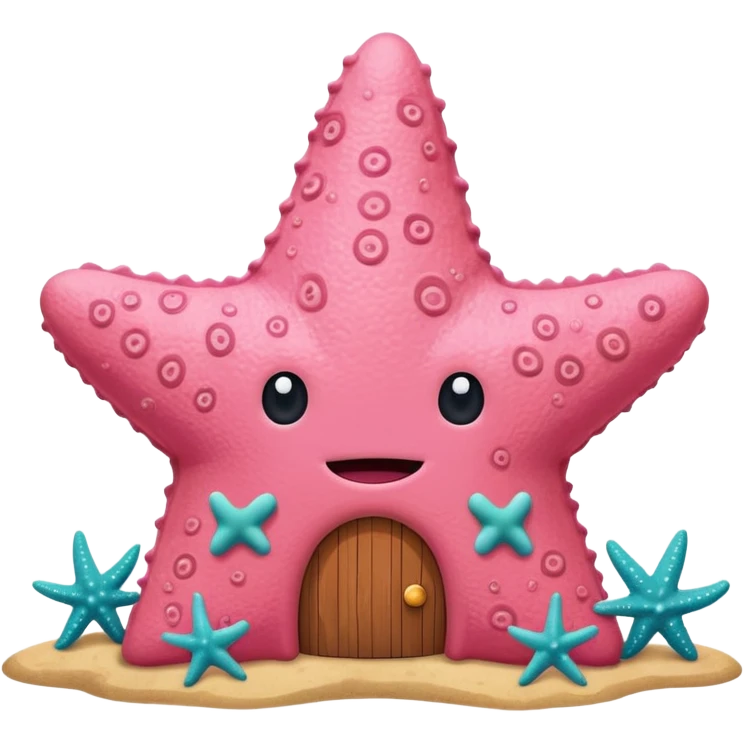 Generate Patrick star house emoji