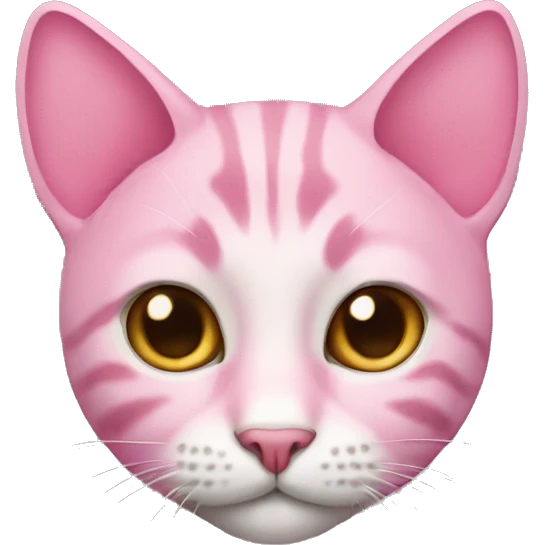 Cat pink  emoji