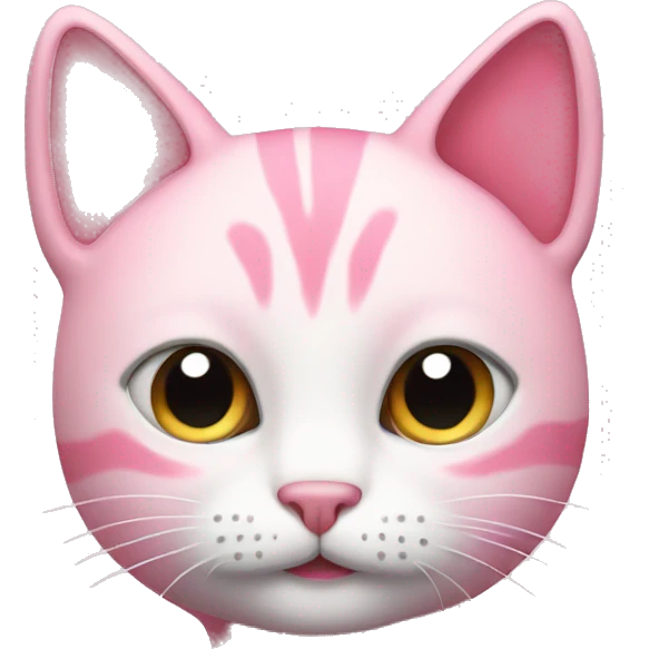 Pink cat emoji