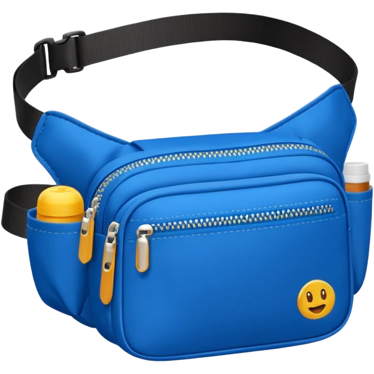 blue waist bags emoji