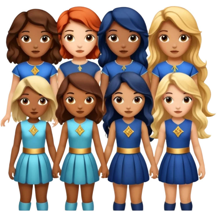 Zodiac girls emoji