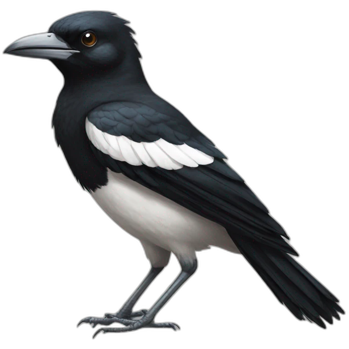 australian magpie emoji