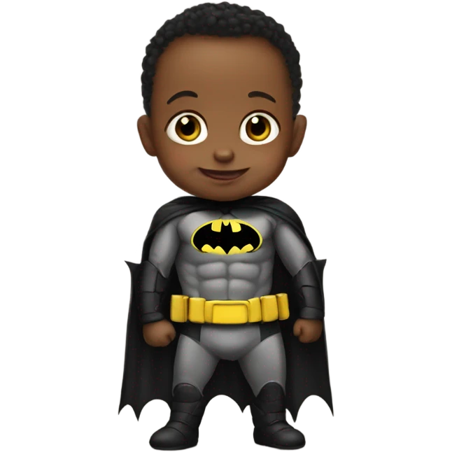 baby in Batman costume  emoji