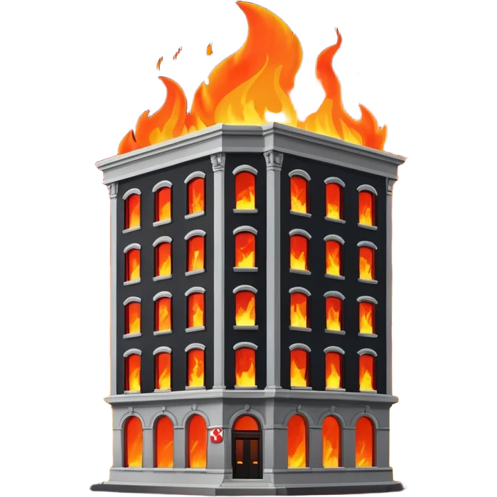 HSBC on fire emoji