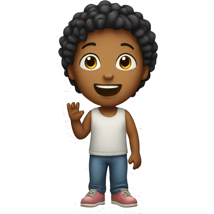 child singing emoji