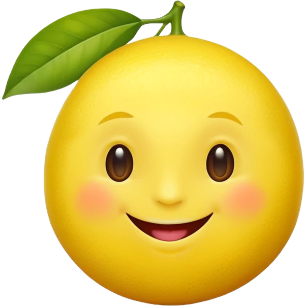 happy lemon emoji