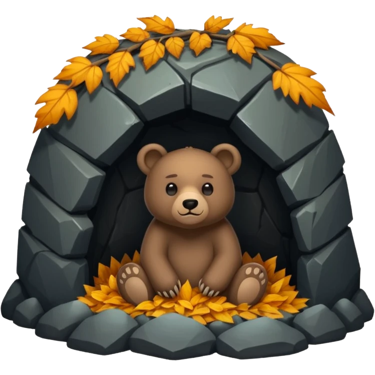 bear cave emoji