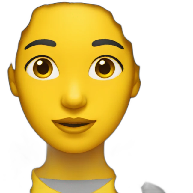 Yellow woman emoji