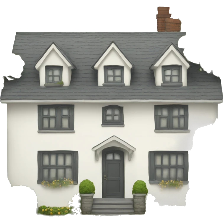 Big cottage white expensive emoji