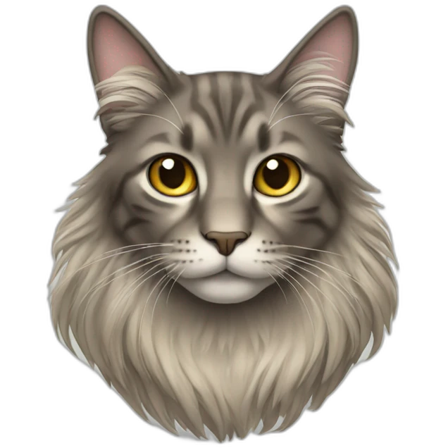 Cat long haire  emoji