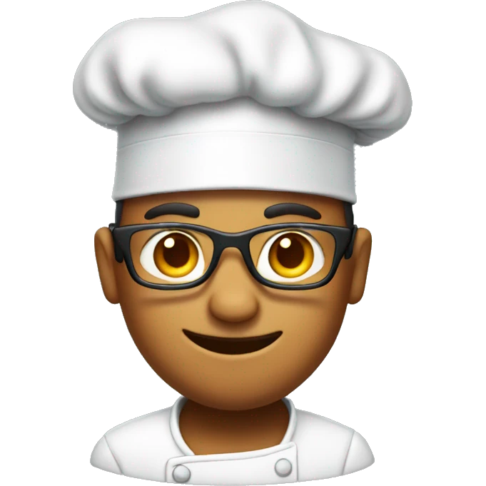 nerd with chef hat emoji
