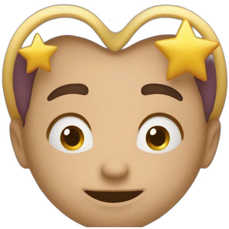 Coeur et étoile emoji