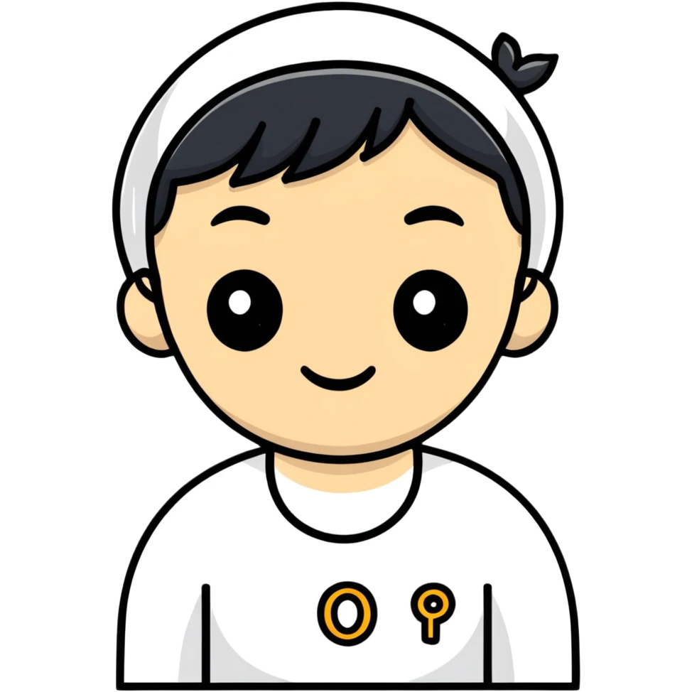 person avatar with initials ÖB emoji