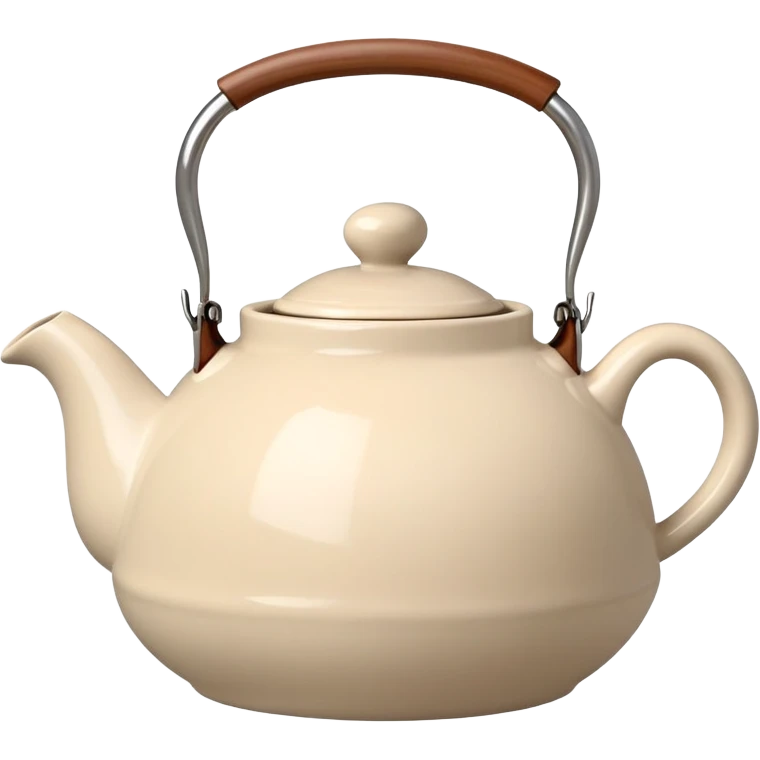 Pastel beige Tea-pot emoji