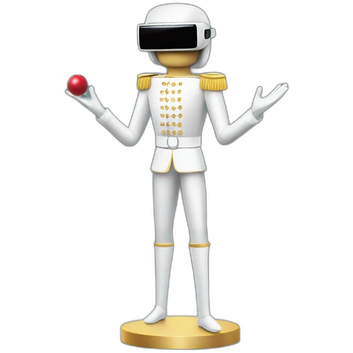 nutcracker in vr headset full body emoji