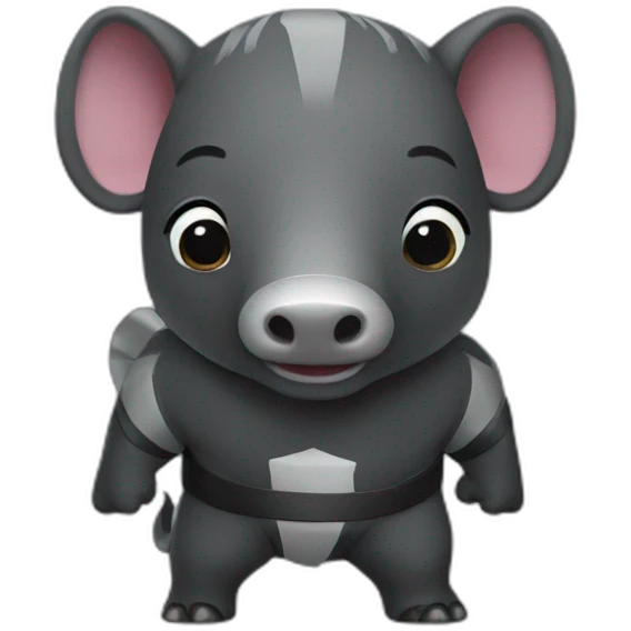 tapir-superhero emoji