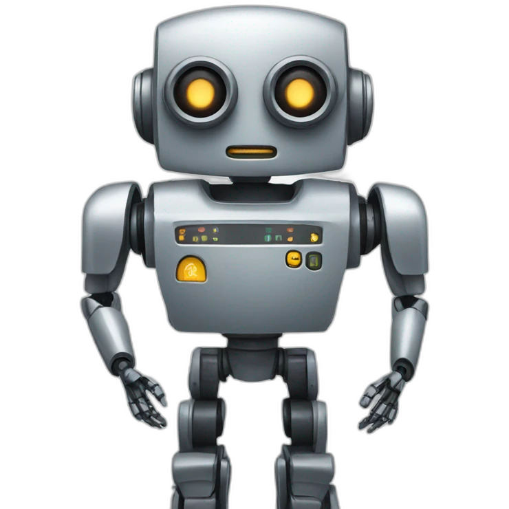 Marketer robot emoji