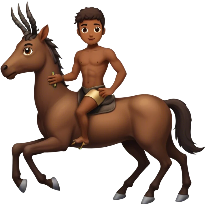 black boy centaur with lower half as bug emoji