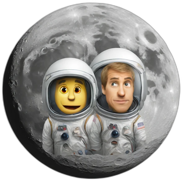 dumb and dumber we landed on the moon emoji