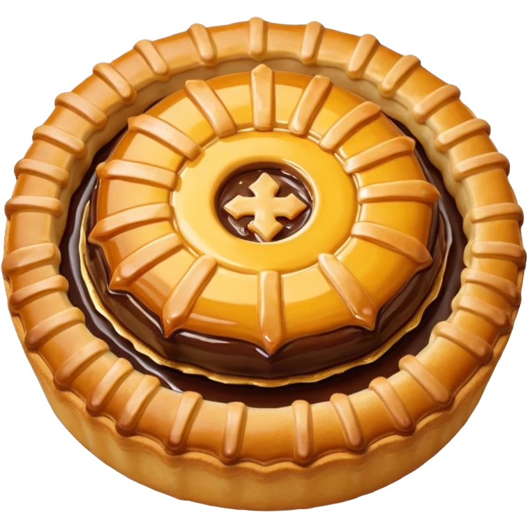 galette des rois avec la fève emoji