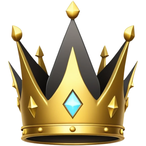 Fortnite victory royale crown signal projected in the sky, like Batman's bat signal but with the Fortnite crown emoji