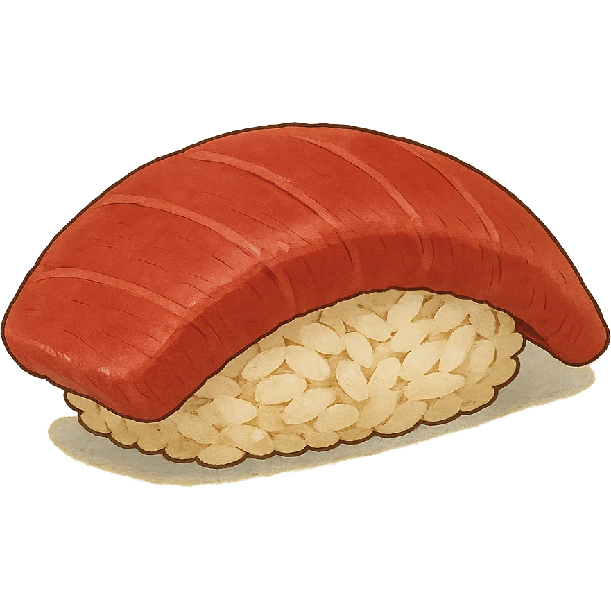 sushi in ghibli style emoji