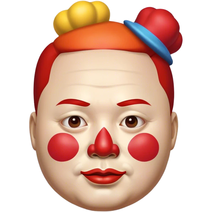 Fat Kim jong-un clown emoji