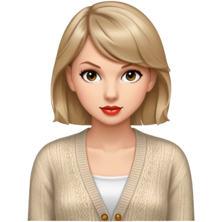 Taylor swift cardigan  emoji