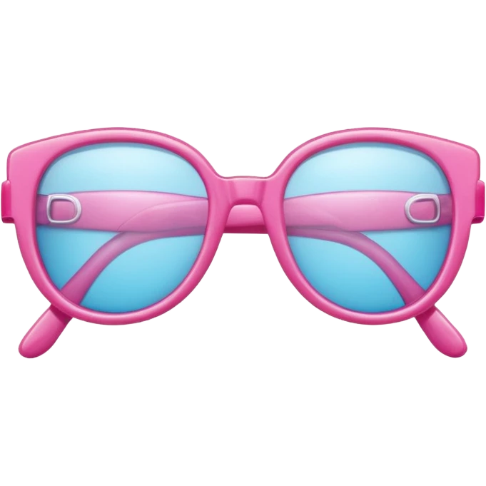 a barbie pink glasses emoji