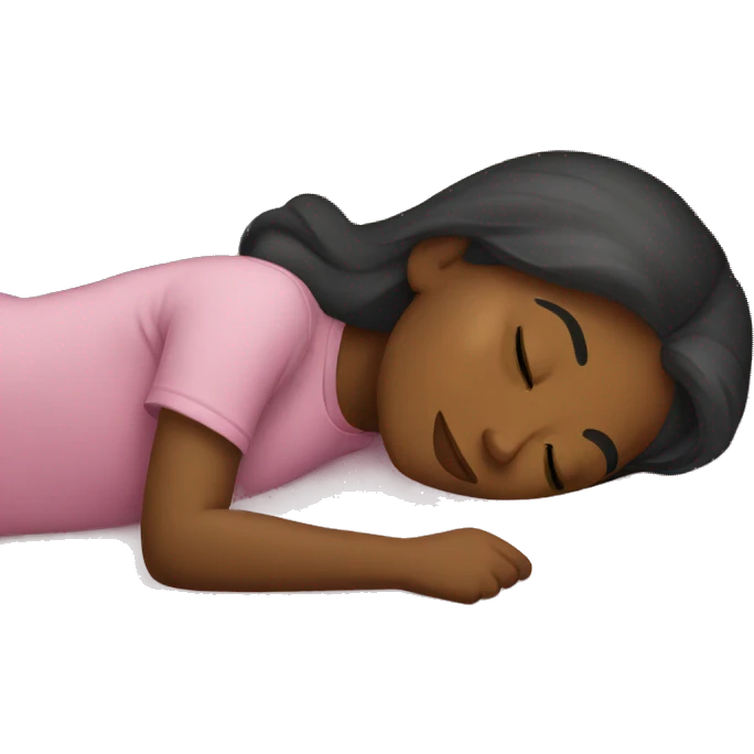 Girl sleeping emoji