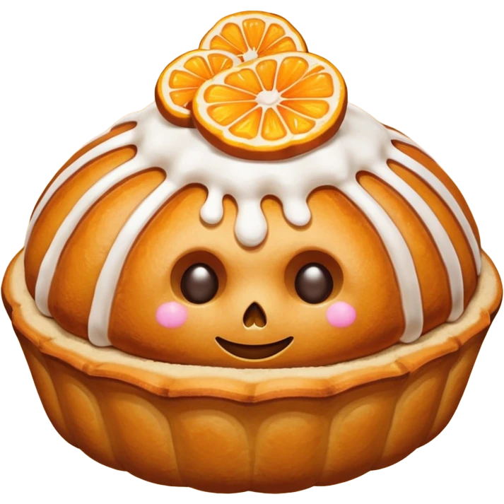 Un pan de muerto  emoji