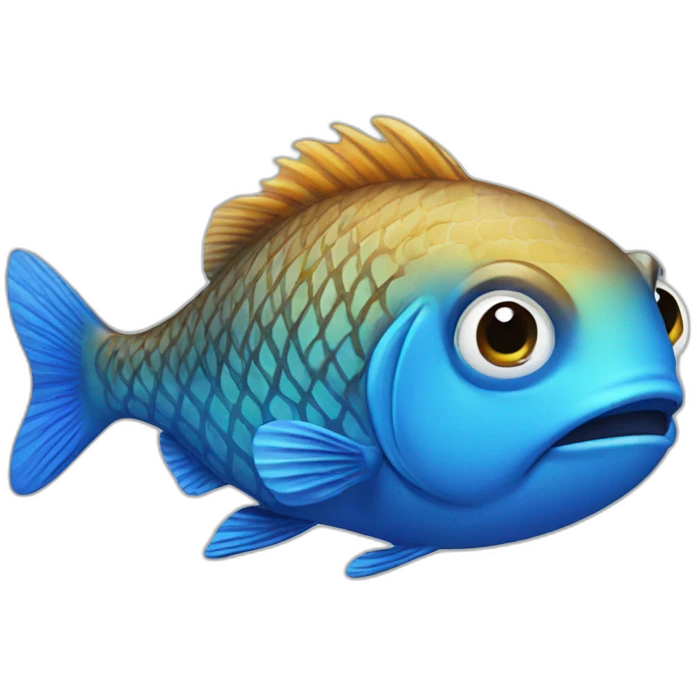 fish with cap emoji