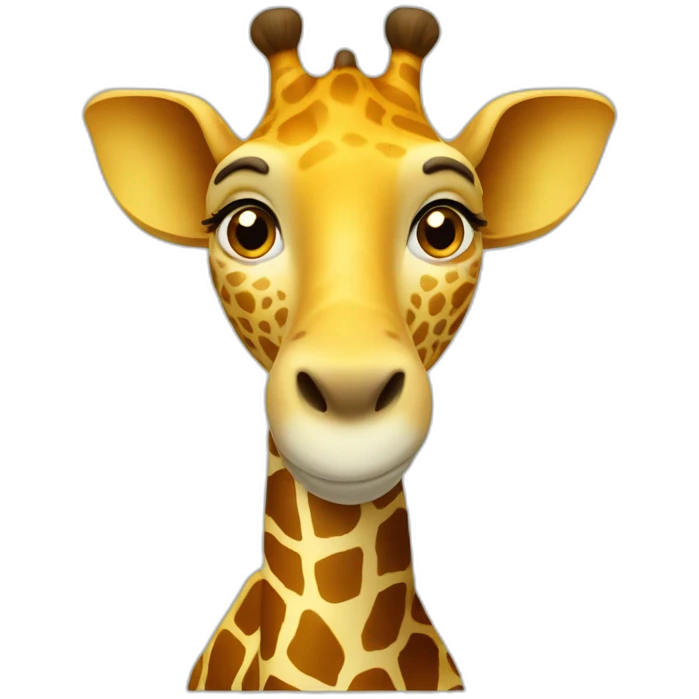 Girafe sur éléphant emoji