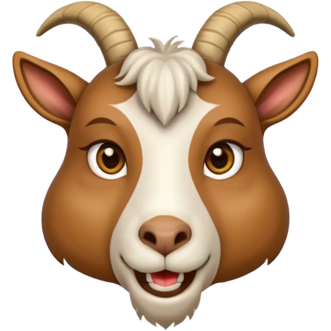 goat with grass in his mouth emoji