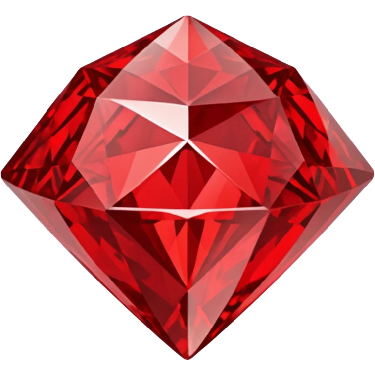 Red diamond carved on its front "RED" emoji