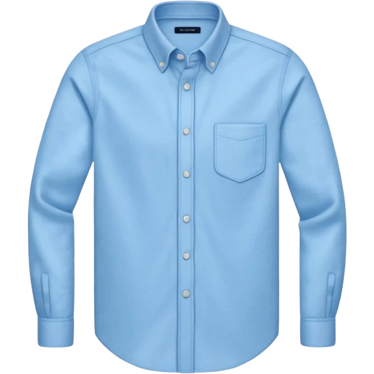 light blue oxford shirt emoji