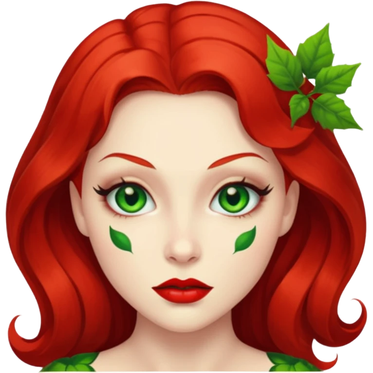 poison ivy face only emoji