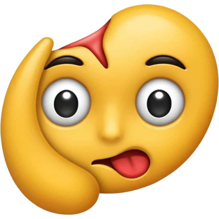 realistic butt with diarrhea smeared on it emoji