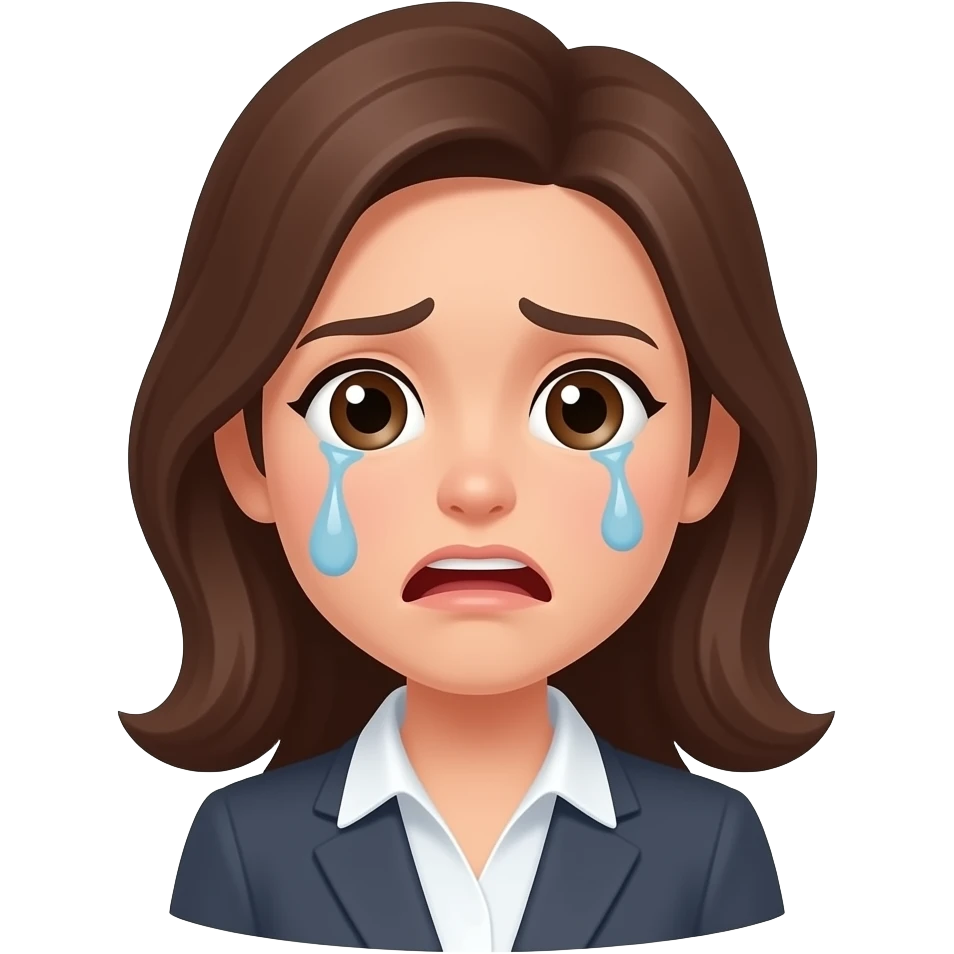 mujer agobiada emoji